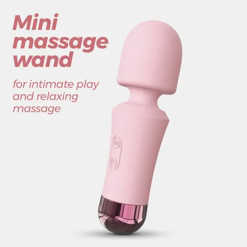crushious wanda mini rożowy masażer usb 10 trybow 12,5cm na Arena.pl
