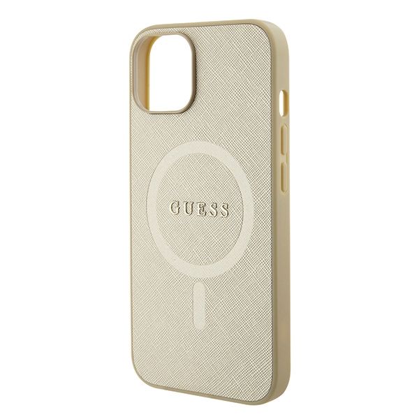 Etui Guess do iPhone 15 Plus, iPhone 14 Plus, Złoty, MagSafe zdjęcie 5
