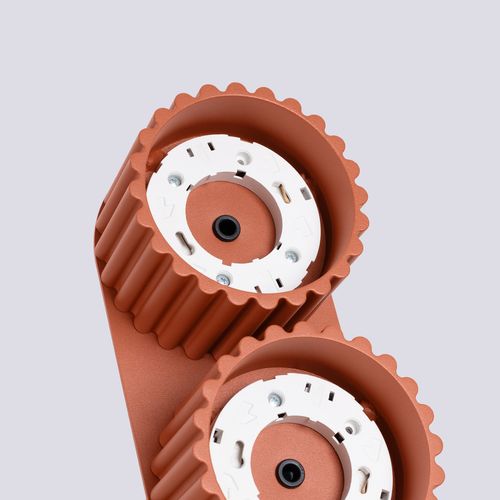 Plafon AURA 2 ochra czerwona Gx53 na Arena.pl