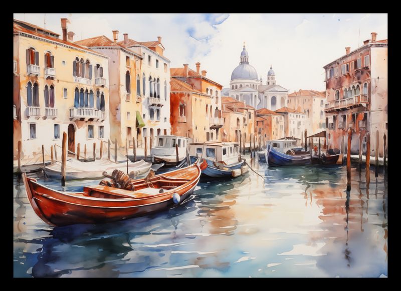 Plakat 29,7x21cm Wenecka Impresja zdjęcie 2