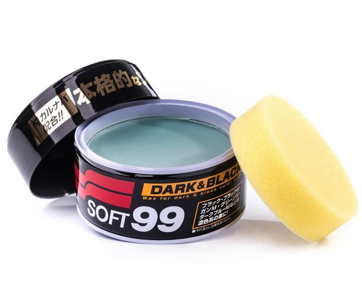 Soft99 Dark&Black Wax 300g + Micro Liquid Compound Dark + 3 mikrofibry zdjęcie 2