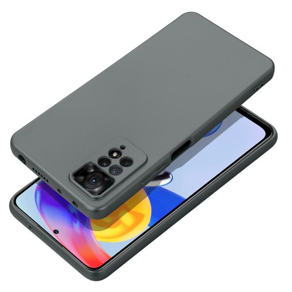 Futerał METALLIC do XIAOMI Redmi NOTE 14 PRO 4G szary zdjęcie 1