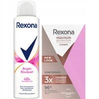 REXONA Maximum Protection antyperspirant 45 ml+Bright Bouquet 150ml Zestaw