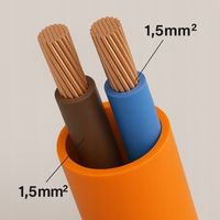 PRZEDŁUŻACZ OGRODOWY DO LAMPEK KOSIARKI BUDOWLANY GRUBY SZNUR 2x1,5mm 30m