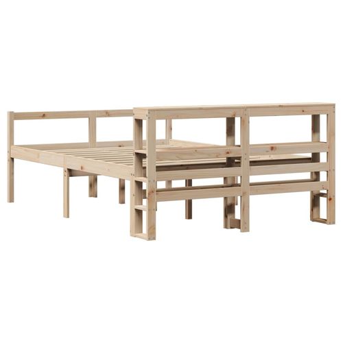 Łóżko dla seniora, z wezgłowiem, 120x190 cm, drewno sosnowe na Arena.pl