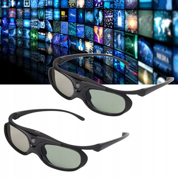 2X DLP LINK RZUTNIK MULTIMEDIALNY 3D OKULARY zdjęcie 3