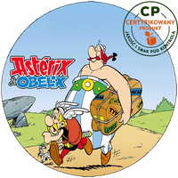 Opłatek waflowy na tort - ASTERIX & OBELIX