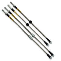 BMW E46 - Zestaw Przewodów Hamulcowych Teflonowych W Oplocie Stalowym