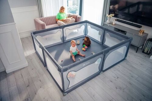 Kojec dla dziecka łóżeczko DUŻY PLAC ZABAW 207x187 cm Lionelo Willow na Arena.pl