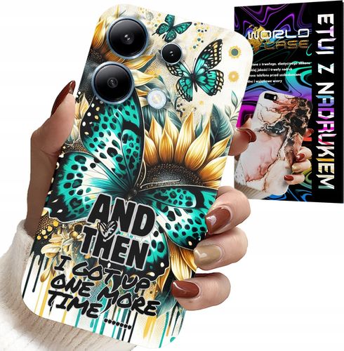 ETUI DO XIAOMI NOTE 13 PRO 5G - AND THEN I GOT UP, KOBIECE WZORY + FOLIA na Arena.pl