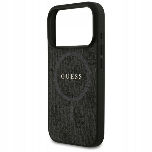 Etui GUESS 4G Ring Classic Logo MagSafe do iPhone 17 Pro Czarny na Arena.pl