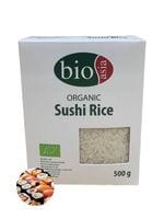 Bio ryż do sushi rice kleisty biały okrągłe małe ziarno ita san 500g