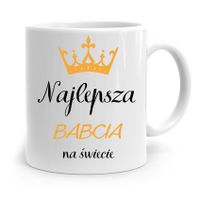 Kubek Dla Babci Na Urodziny Najlepsza Babacia Z Nadrukiem Ze Zdjęciem