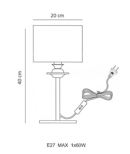 Lampa Stołowa Berella Light Adozo T BL5457 GD na Arena.pl