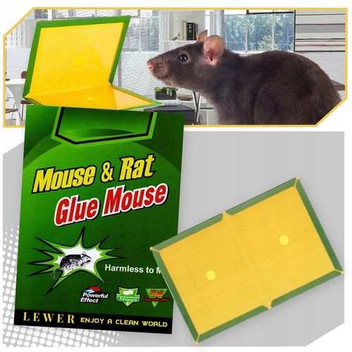 LEP NA MYSZY SZCZURY PUŁAPKA 30X ŁAPKA MYSZOŁAPKA SILNY MOCNY KLEJ na Arena.pl