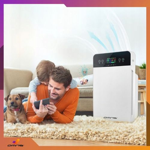 Oczyszczacz powietrza z jonizatorem duży dla alergików jony hepa lampa na Arena.pl