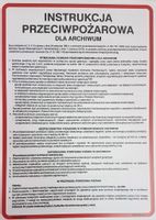 Instrukcja 15 BHP przeciwpożarowa ppoż archiwum