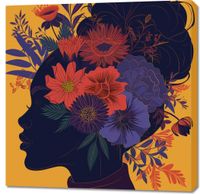 Obraz 90x90cm Botaniczna Muza