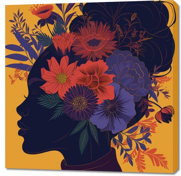 Obraz 90x90cm Botaniczna Muza zdjęcie 1