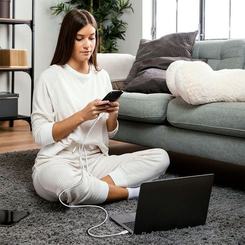 tech-protect ultraboost lite lightning cable pd27w/3a 200cm cool grey na Arena.pl