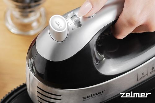 MIKSER RĘCZNY ZELMER LEKKI ROBOT KUCHENNY Z MISĄ 2,5L 4 KOŃCÓWKI TURBO na Arena.pl