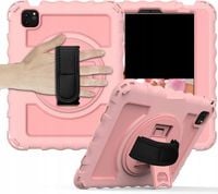 Etui do Samsung Tab A 10.1" 2019 z Podstawką i Paskiem na Ramię Różowe