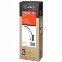 LAMPA KINKIET ZEWNĘTRZNY LED Z CZUJNIK RUCHU ZMIERZCHU ELEWACYJNA 20W