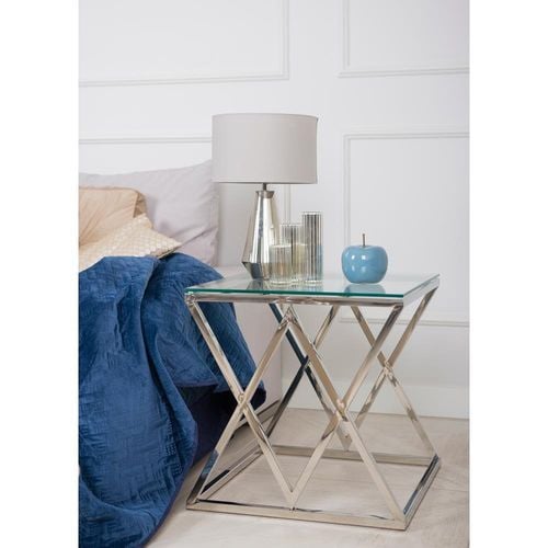 STOLIK KAWOWY TIMANTTI SILVER 55 CM na Arena.pl