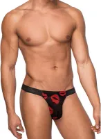 male power lxl kiss me stringi męskie niskie z elastycznym paskiem