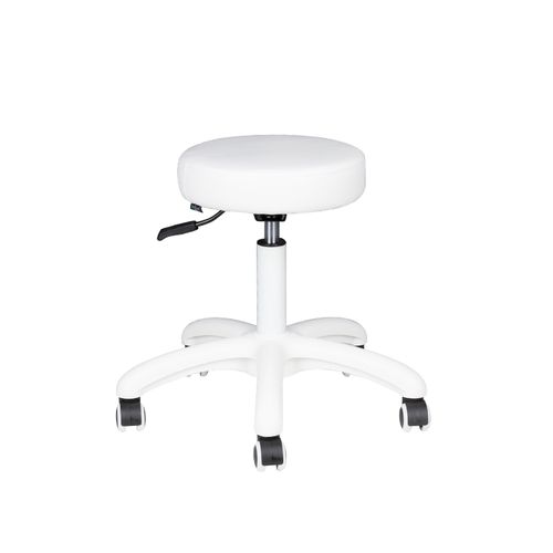 Taboret kosmetyczny AM-303-2 biały na Arena.pl