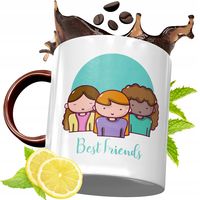 Kubek Bordowy Dla Przyjaciela Na Urodziny Prezent Z Nadrukiem Ze Zdjęciem