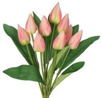 TULIPANY BUKIET TULIPANÓW SZTUCZNE KWIATY 45CM 9GAŁ