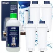 4x Filtr Do Ekspresu Delonghi AL-S002 + Odkamieniacz EcoDecalk 500ml