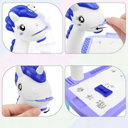 Projektor do Rysowania dla Dzieci Rzutnik do Nauki Tablica ze Stołem Mazaki na Arena.pl