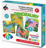 GENIALNY DZIECIAK ZRĘCZNA RĄCZKA DINOZAURY 2779