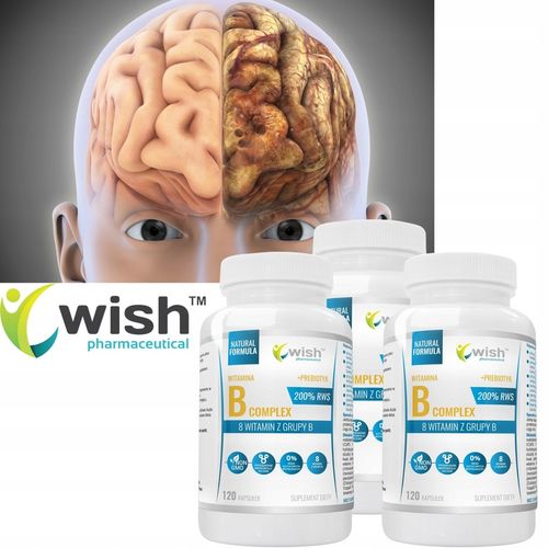 Witamina B-200 Complex B5 B6 B9 B7 B1 B2 B12 WEGAN na Arena.pl