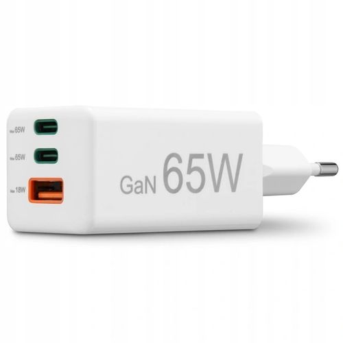 Ładowarka sieciowa HAMA 65W PD USB-C USB-A Biały na Arena.pl