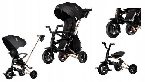 ROWEREK TRÓJKOŁOWY WIELOFUNKCYJNY QPLAY NOVA+ RUBBER GOLDEN MILLY MALLY na Arena.pl