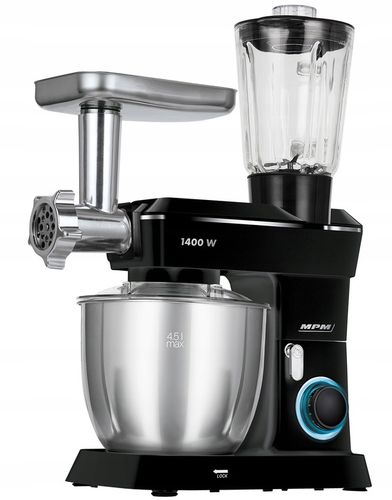 Robot planetarny kuchenny 3w1 mocny 3000W czarny MPM MRK-24 na Arena.pl