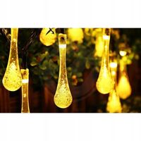 Girlanda Małe Łezki 1,5/7Cm Na Balkon Solarna Led