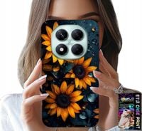 ETUI DO XIAOMI NOTE 14 PRO 5G - SŁONECZNIKI, SŁONECZNIK, KWIECISTE WZORY