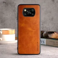 Etui AIORIA Vintage LEATHER Xiaomi Poco X3 NFC/X3 Pro pomarańczowy