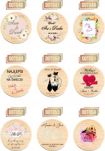 OTWIERACZ DREWNIANY magnes z waszym zdjęciem PODZIĘKOWANIE NA WESELE ŚLUB na Arena.pl