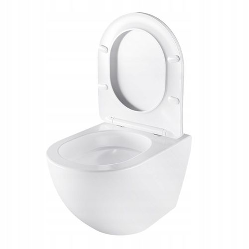 MISKA WC WISZĄCA TORNADO NERO-WH-03 BIAŁA DESKA WOLNOOPADAJĄCA DUROPLAST NE na Arena.pl