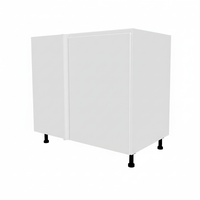 Szafka dolna 110 cm narożna, podchwyt biały połysk, mat, kolory SIMPLE