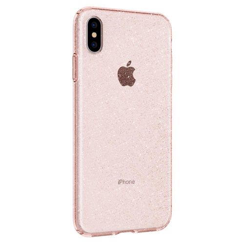 Spigen Liquid Crystal Glitter do iPhone XS Max rose quartz na Arena.pl