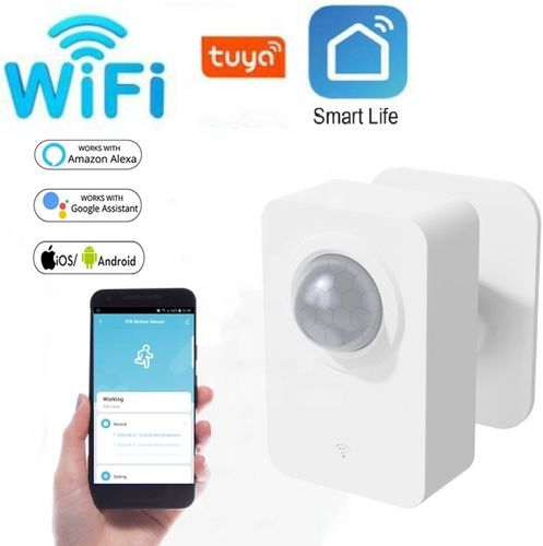 CZUJNIK RUCHU BEZPRZEWODOWY PIR APP TUYA WIFI Idomtuya na Arena.pl