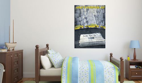 Obraz - Yellow Cabs Rozmiar - 50x70 na Arena.pl