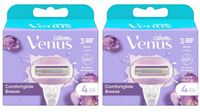8 x Gillette Venus Comfortglide Breeze Wkłady Ostrza Wymienne (2x4 szt.)