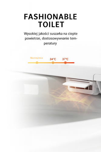 Deska Sedesowa Inteligentna wolnoopadajaca intim Spa z funkcją bidetu Smart na Arena.pl